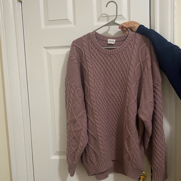 Aritzia Sweaters - Aritzia Sunday Best Cable Knit Peggy Sweater in Muave